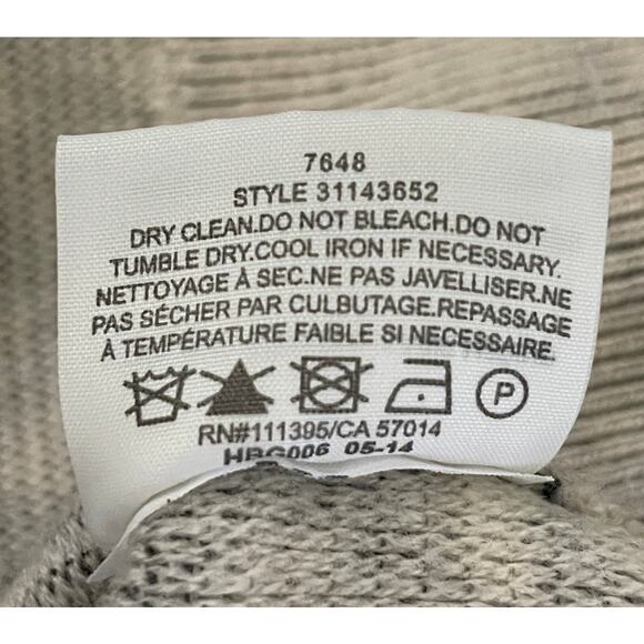 Tory Burch Shia Sweater Black Dotted Pony Print Large Merino Wool Classic Chic - Picture 12 of 12